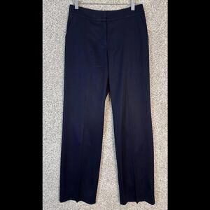 St John Slacks Pants Womens sz 2 blue navy Wool Dress Business Trousers career